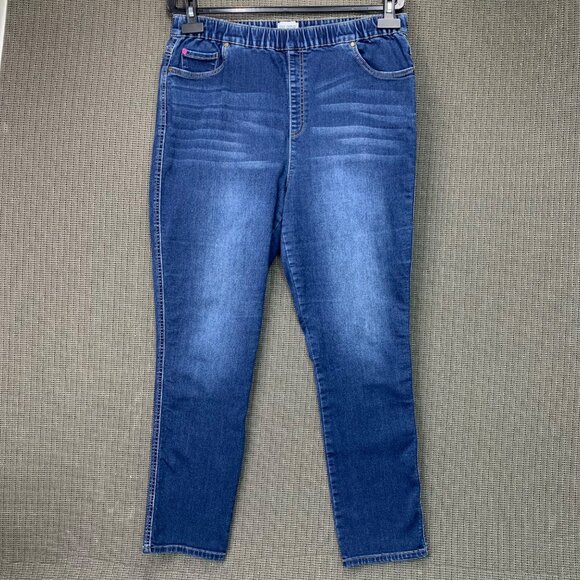Pajama Jeans Womens Size XL Skinny Fit Elastic Waist Drawstring Pants - Picture 1 of 11